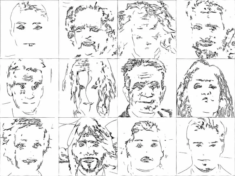 Person Face Sketches Dataset